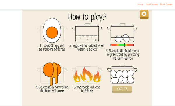 game seru di culinary school bertema memasak telur 